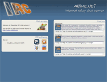 Tablet Screenshot of irc.abime.net